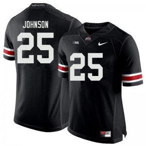 Men's Ohio State Buckeyes #25 Xavier Johnson Black Nike NCAA College Football Jersey October LJN3744ZI